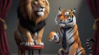 Rescued Lions, Tigers Demand Back Pay for Decades of Involuntary Servitude