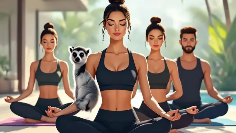 Lemur Yoga Fans Demand Healthier Lemurs Post-Herpes