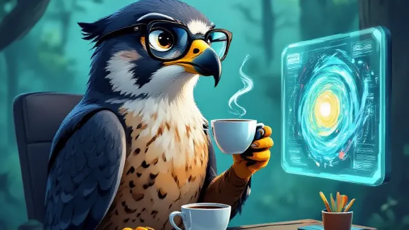 Missing Falcons Operating Elite Colony Avoiding Humans